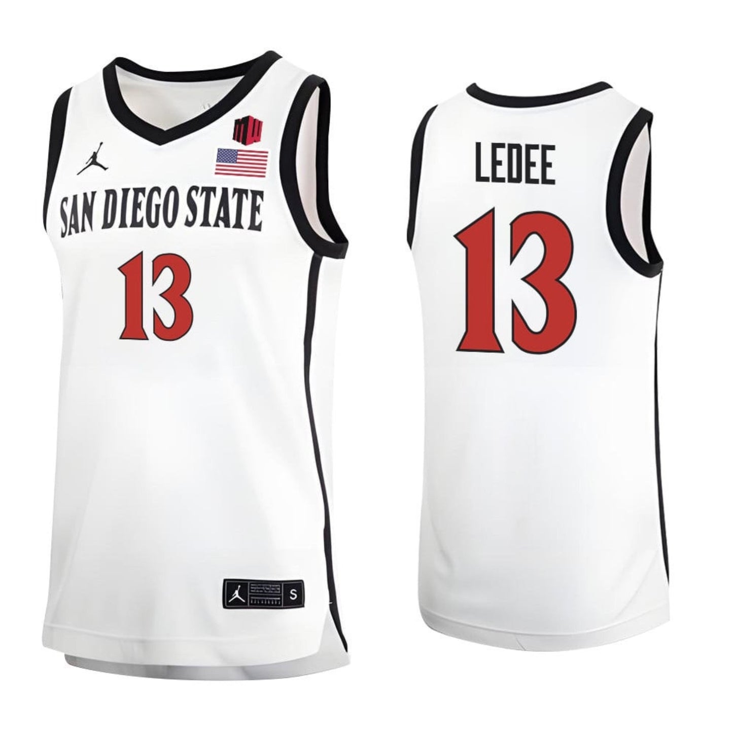 NCAAB Jaedon LeDee San Diego State Aztecs 13 Jersey