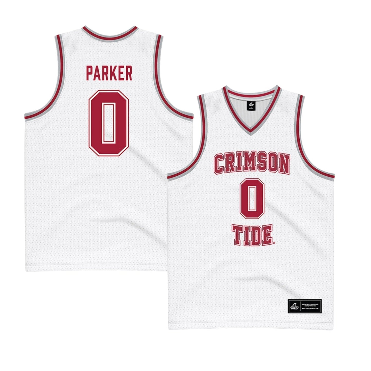 NCAAB Kris Parker Alabama Crimson Tide 0 Jersey