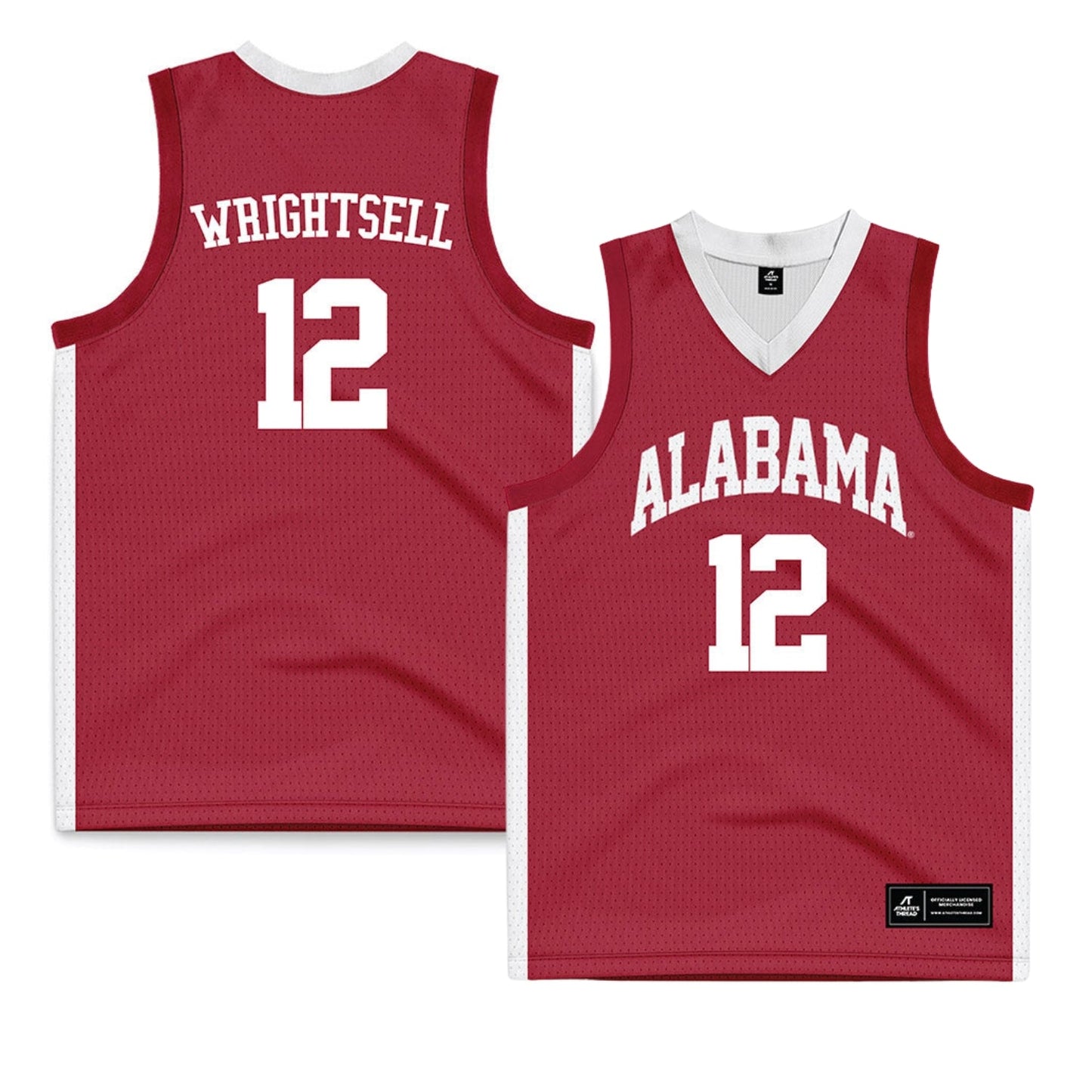 NCAAB Latrell Wrightsell Alabama Crimson Tide 12 Jersey