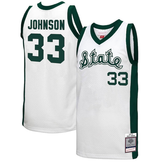 NCAAB Magic Johnson Michigan State Spartans 33 Jersey