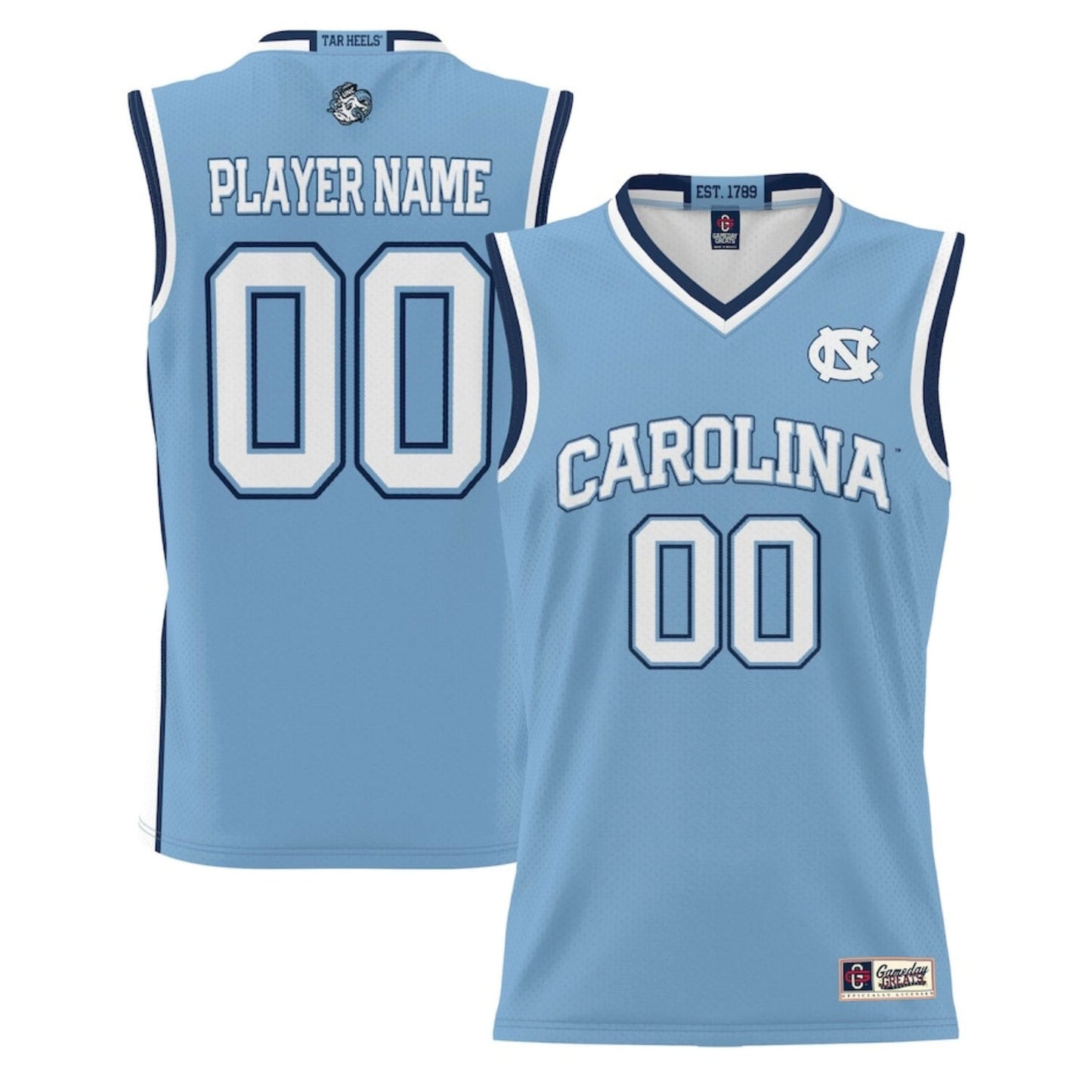 NCAAB North Carolina Tar Heels Jersey