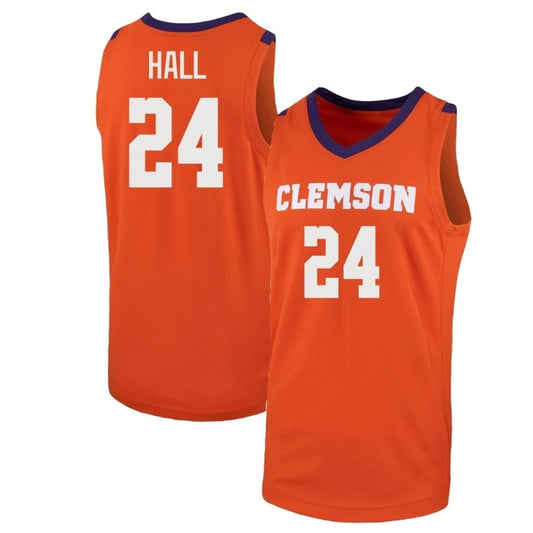 NCAAB PJ Hall Clemson Tigers 24 Jersey