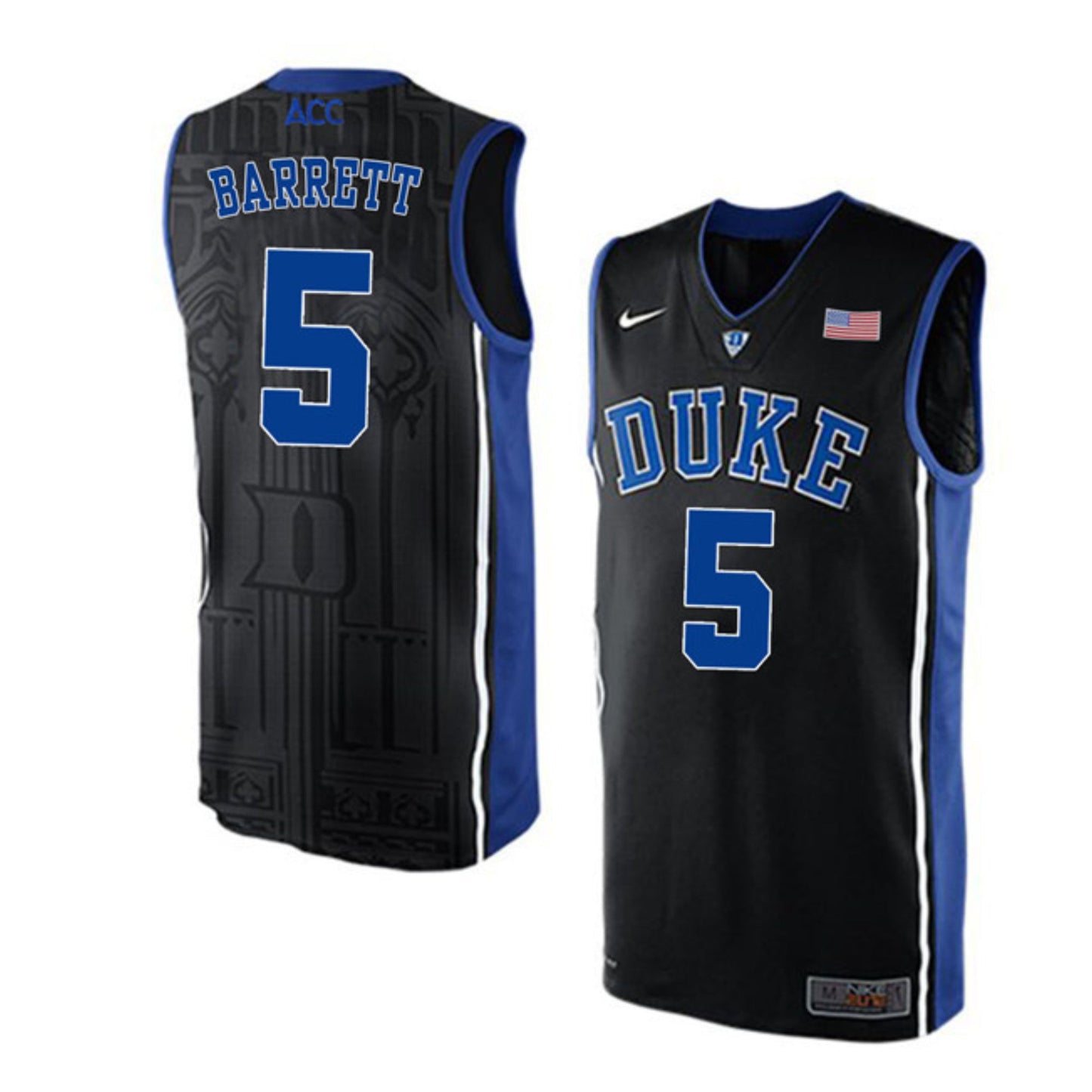 NCAAB RJ Barrett Duke Blue Devils 5 Jersey