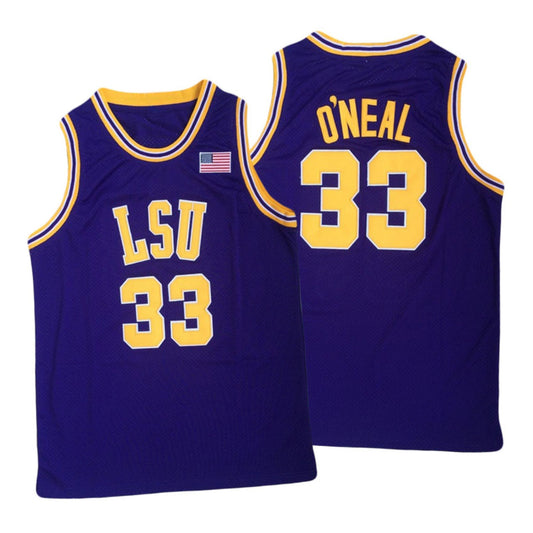 NCAAB Shaquille O'Neal LSU Tigers 33 Jersey