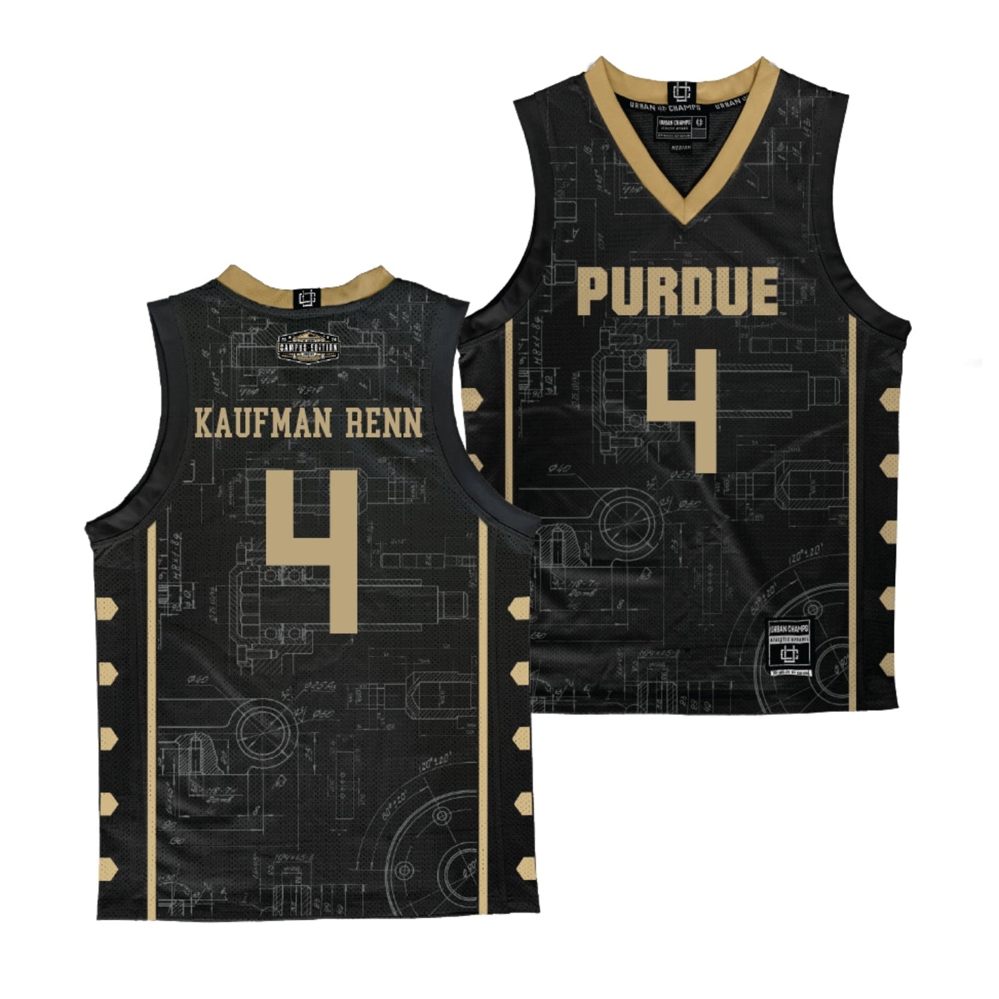 NCAAB Trey Kaufman-Renn Purdue Boilermakers 4 Jersey