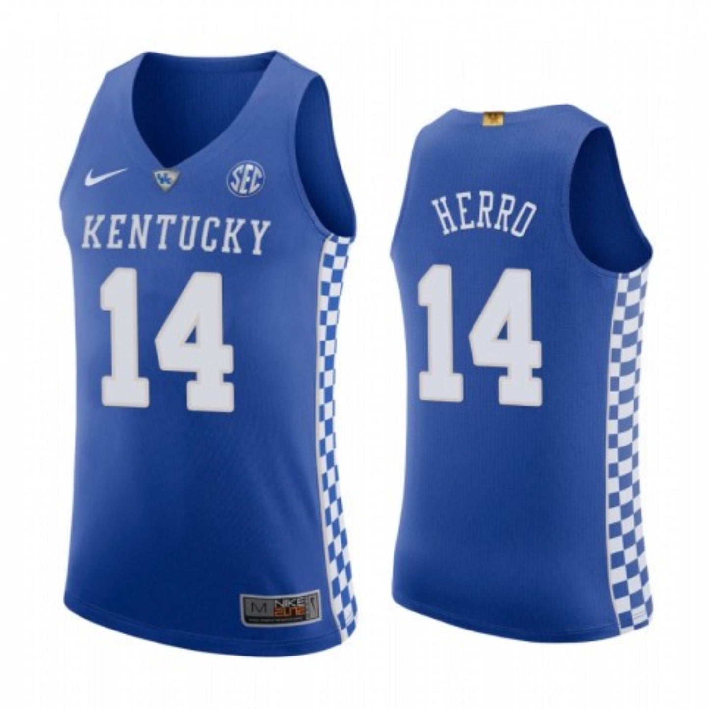 NCAAB Tyler Herro Kentucky Wildcats 14 Jersey