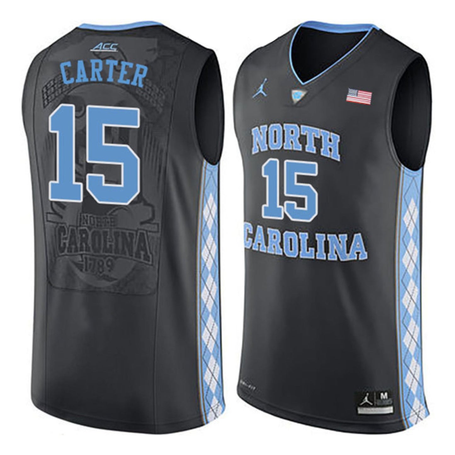 NCAAB Vince Carter UNC Tar Heels 15 Jersey