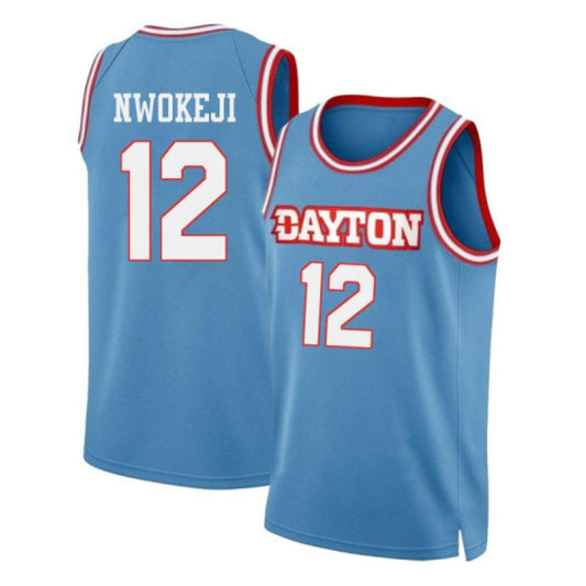 NCAAB Zimi Nwojeki Dayton Flyers 12 Jersey