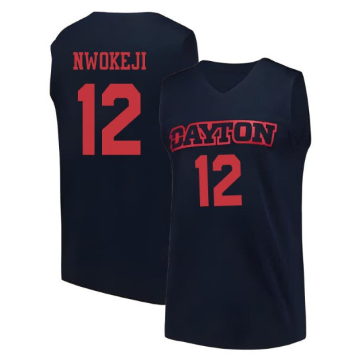 NCAAB Zimi Nwojeki Dayton Flyers 12 Jersey