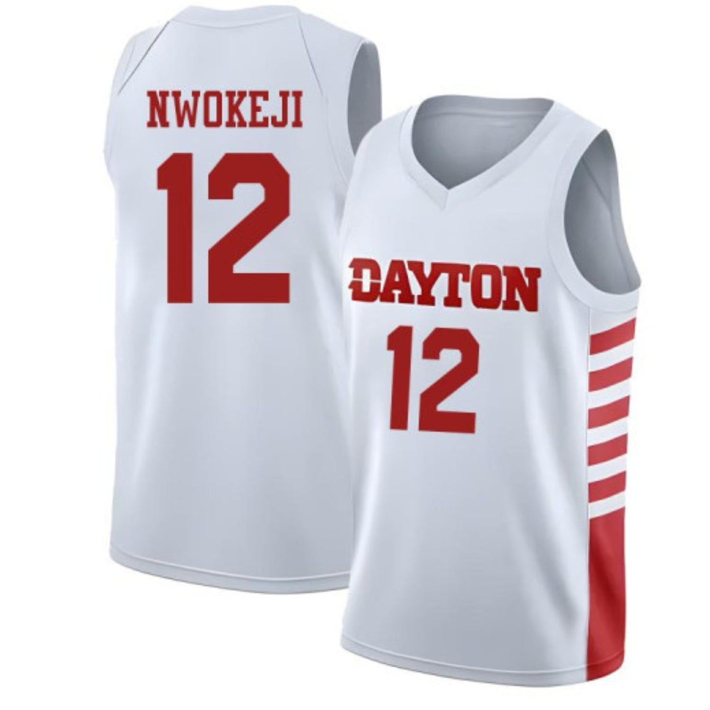 NCAAB Zimi Nwojeki Dayton Flyers 12 Jersey