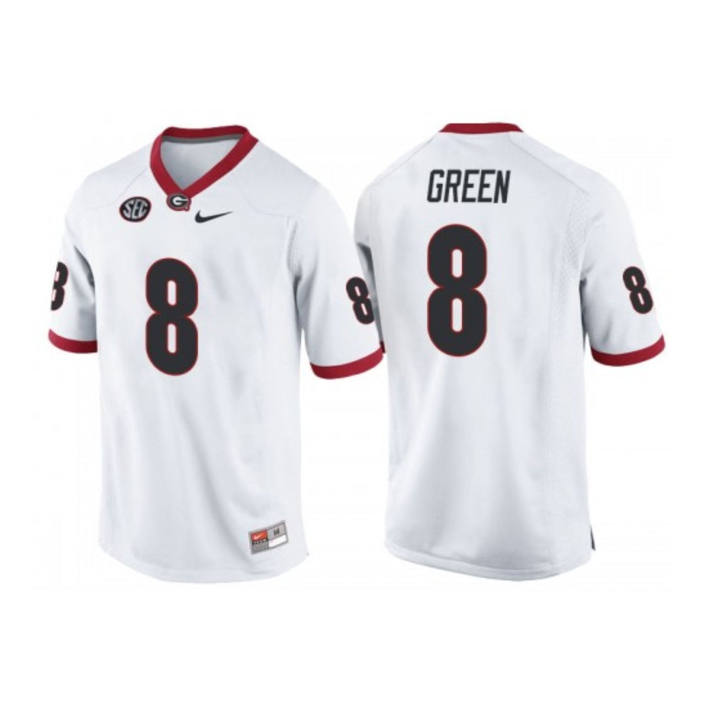 NCAAF AJ Green Georgia Bulldogs 8 Jersey
