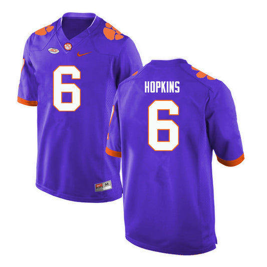 NCAAF Deandre Hopkins Clemson Tigers 6 Jersey