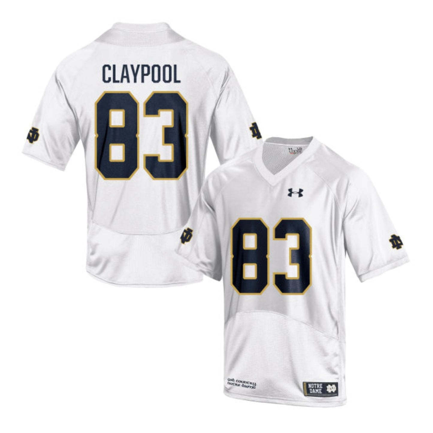 NCAAF Chase Claypool Notre Dame Fighting Irish 83 Jersey