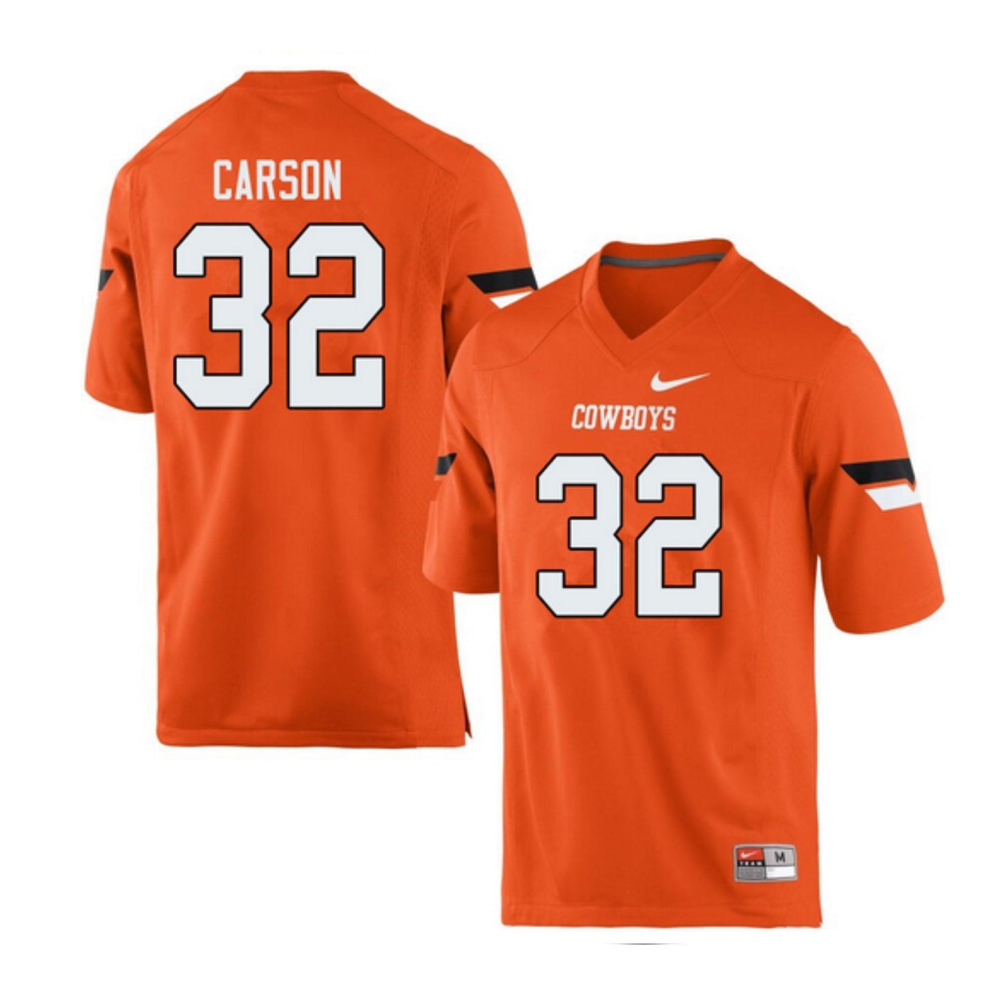 NCAAF Chris Carson Oklahoma State Cowboys 32 Jersey