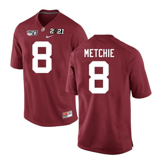 NCAAF John Metchie III Alabama Crimson Tide 8 Jersey