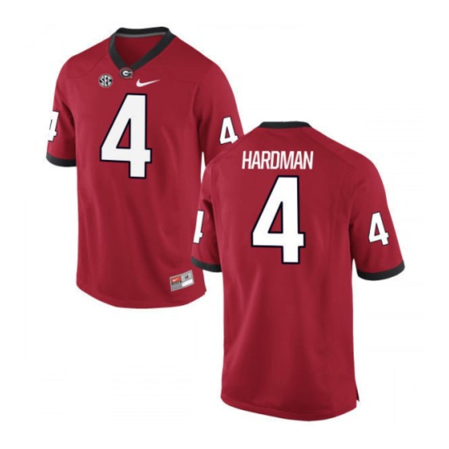 NCAAF Mecole Hardman Georgia Bulldogs 4 Jersey