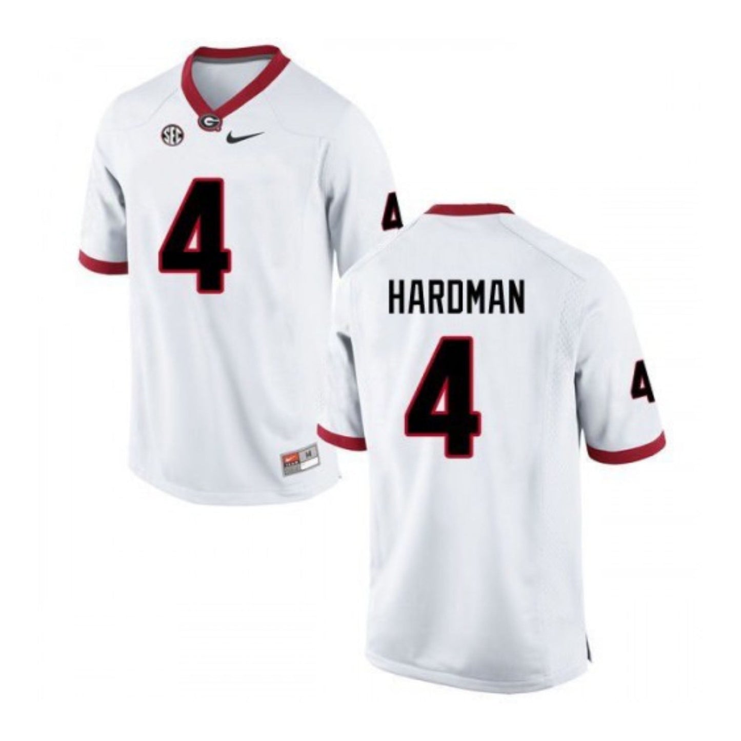 NCAAF Mecole Hardman Georgia Bulldogs 4 Jersey