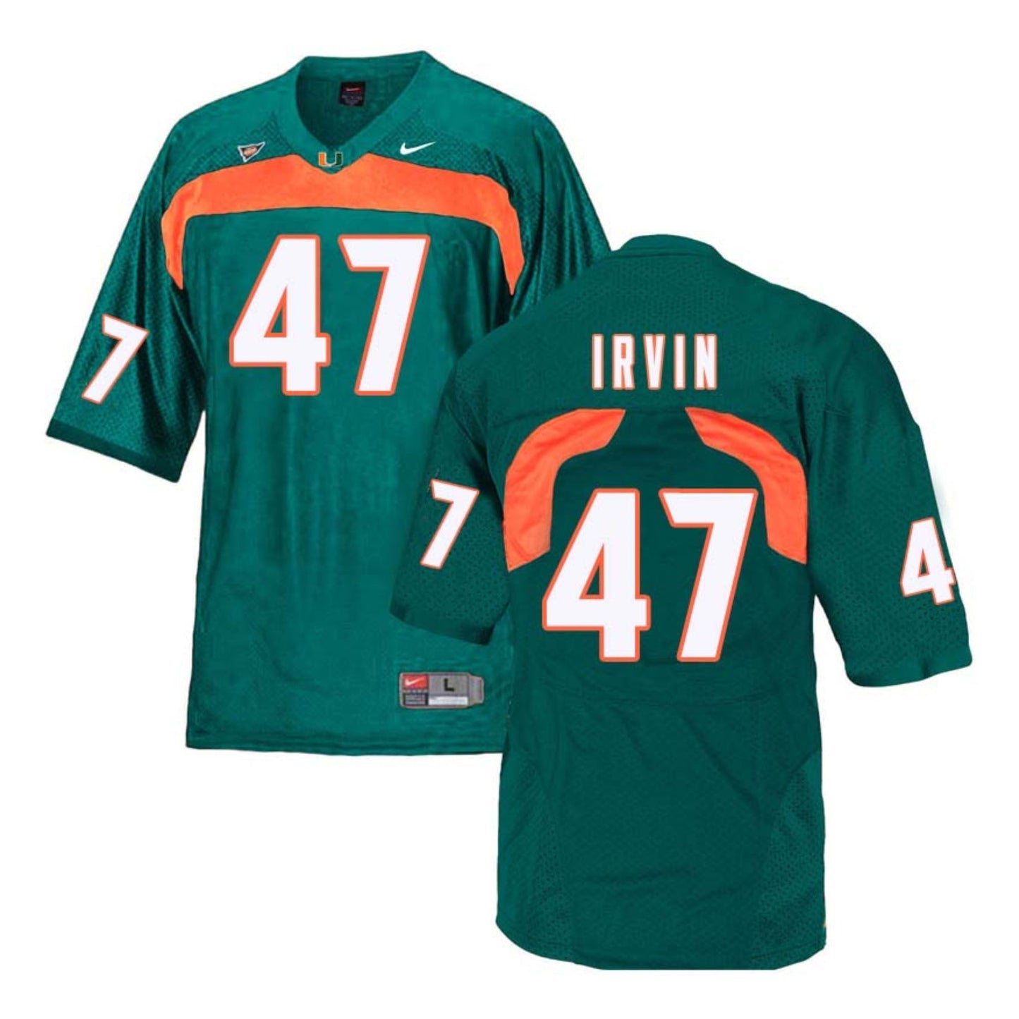 NCAAF Michael Irvin Miami Hurricanes 47 Jersey