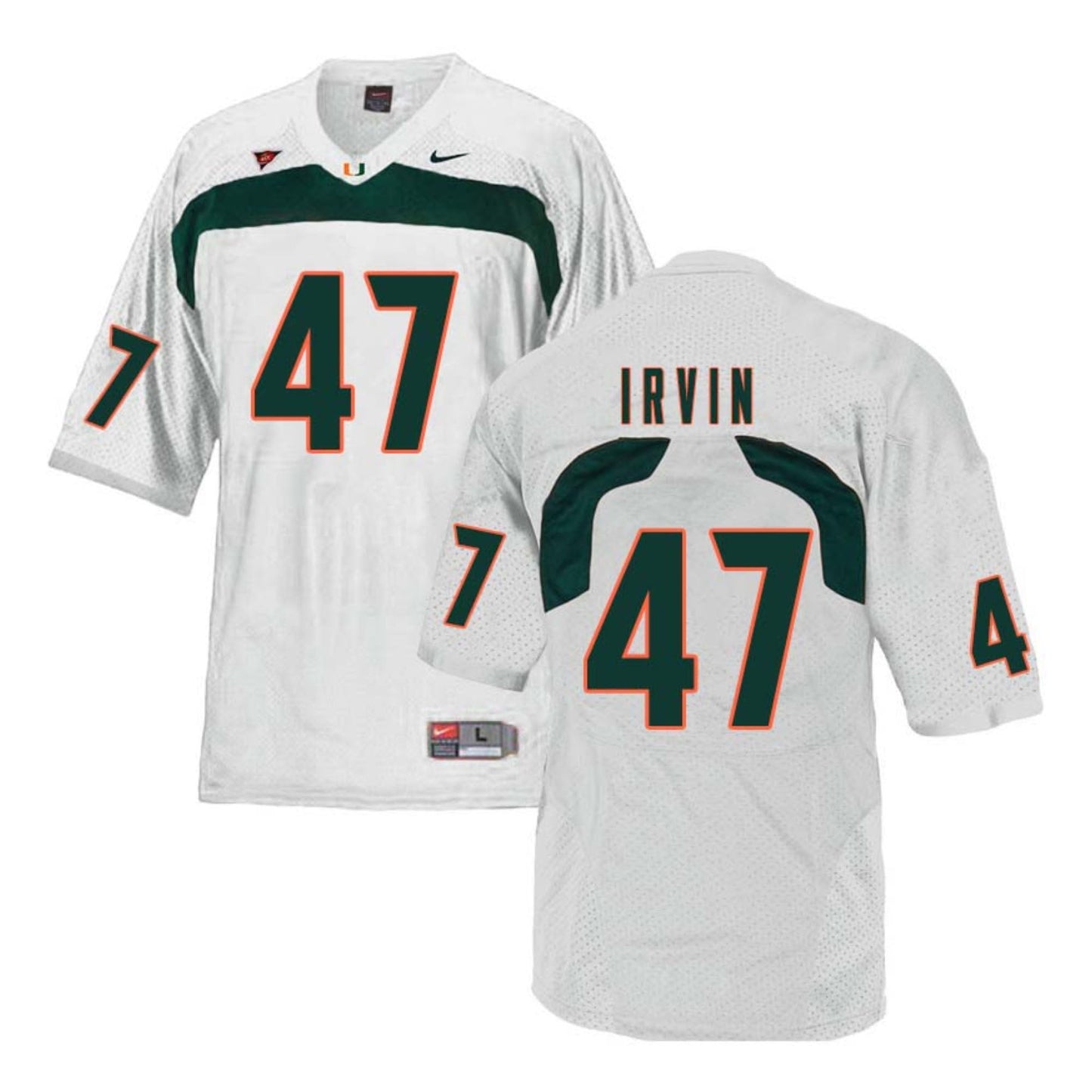 NCAAF Michael Irvin Miami Hurricanes 47 Jersey
