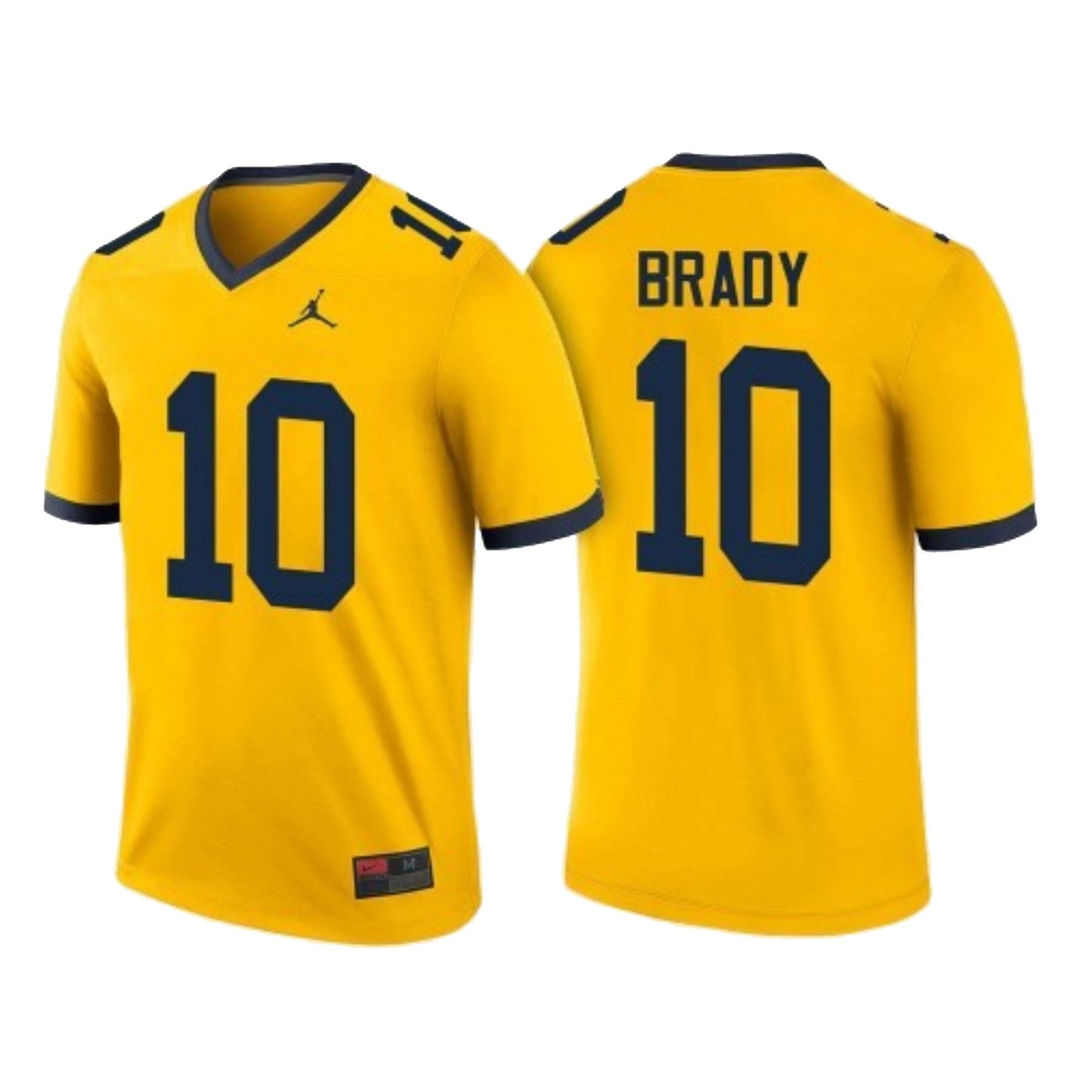 NCAAF Tom Brady Michigan Wolverines 10 Jersey
