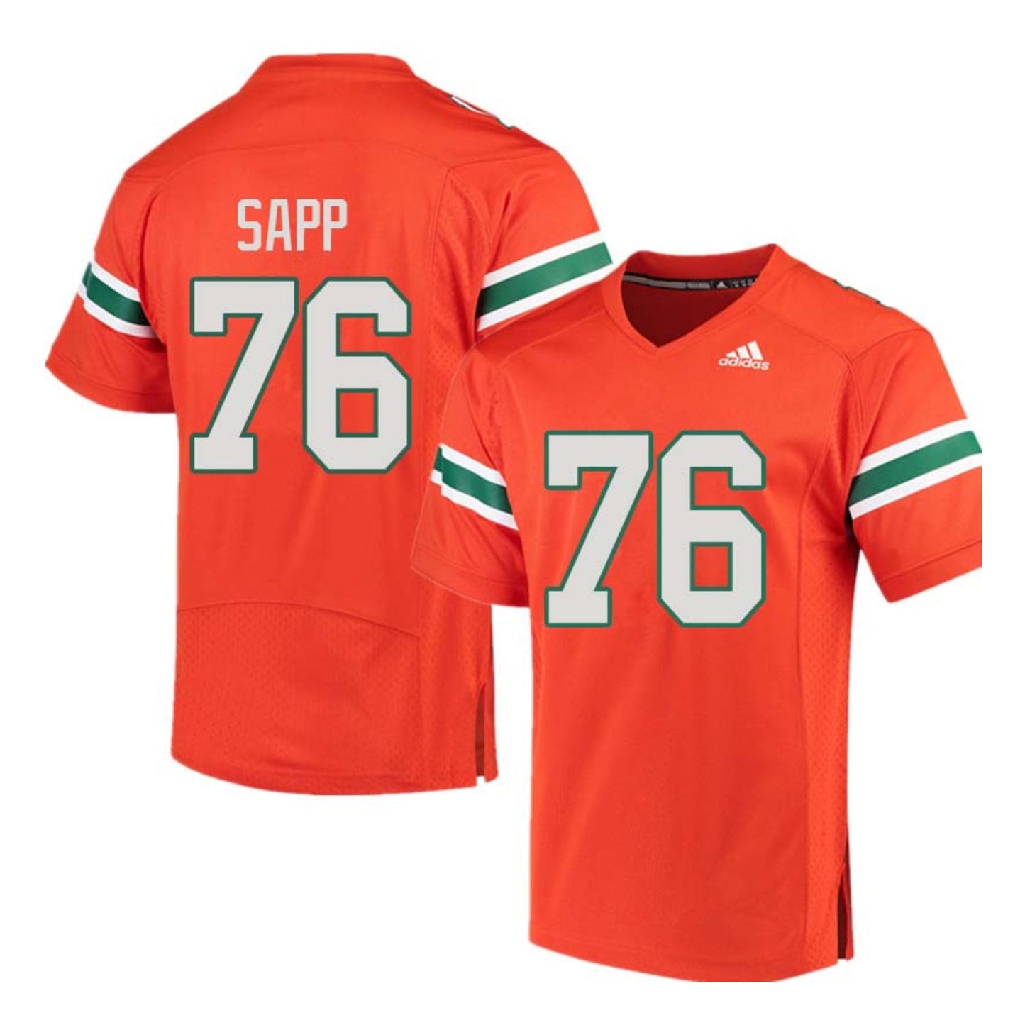 NCAAF Warren Sapp Miami Hurricanes 76 Jersey