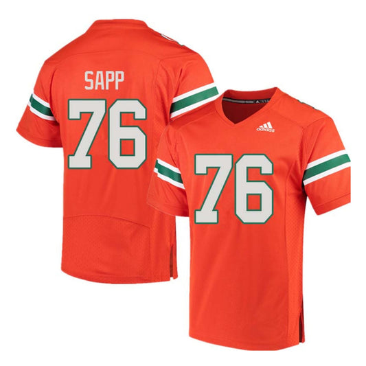 NCAAF Warren Sapp Miami Hurricanes 76 Jersey