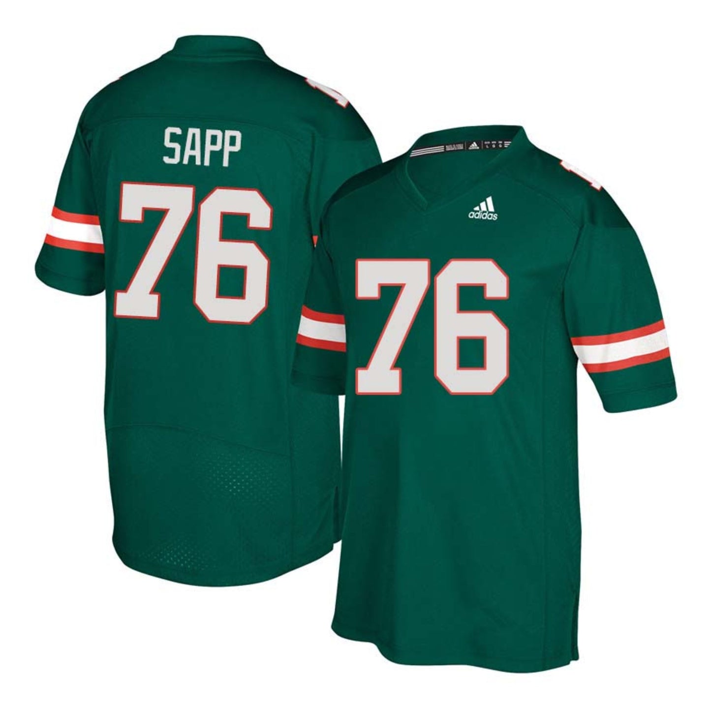 NCAAF Warren Sapp Miami Hurricanes 76 Jersey