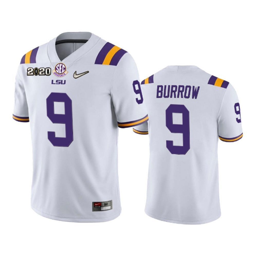 NCAA Joe Burrow LSU Tigers 9 Jersey