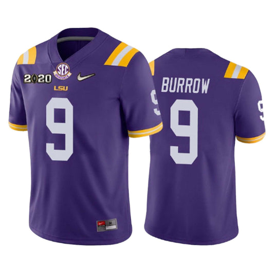 NCAA Joe Burrow LSU Tigers 9 Jersey