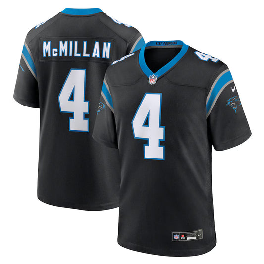 Football Carolina Panthers Home Game Jersey Football 2025 Draft First Round Pick - Black - Tetairoa McMillan
