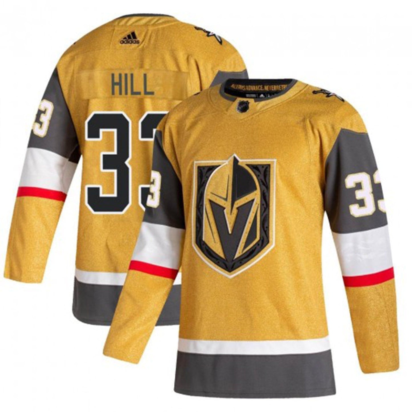 Hockey Adin Hill Vegas Golden Knights 33 Jersey