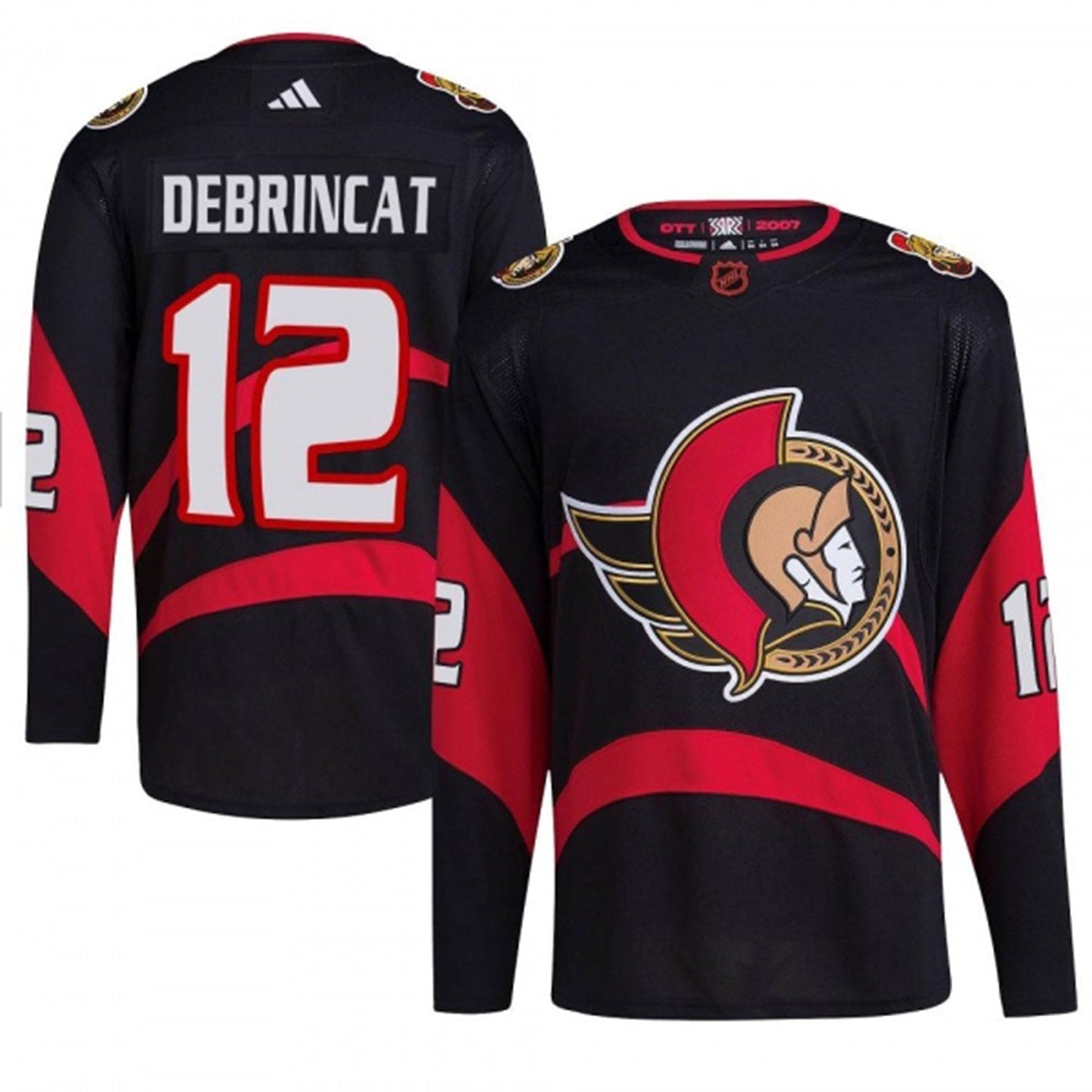 Hockey Alex Debrincat Chicago Blackhawks 12 Jersey