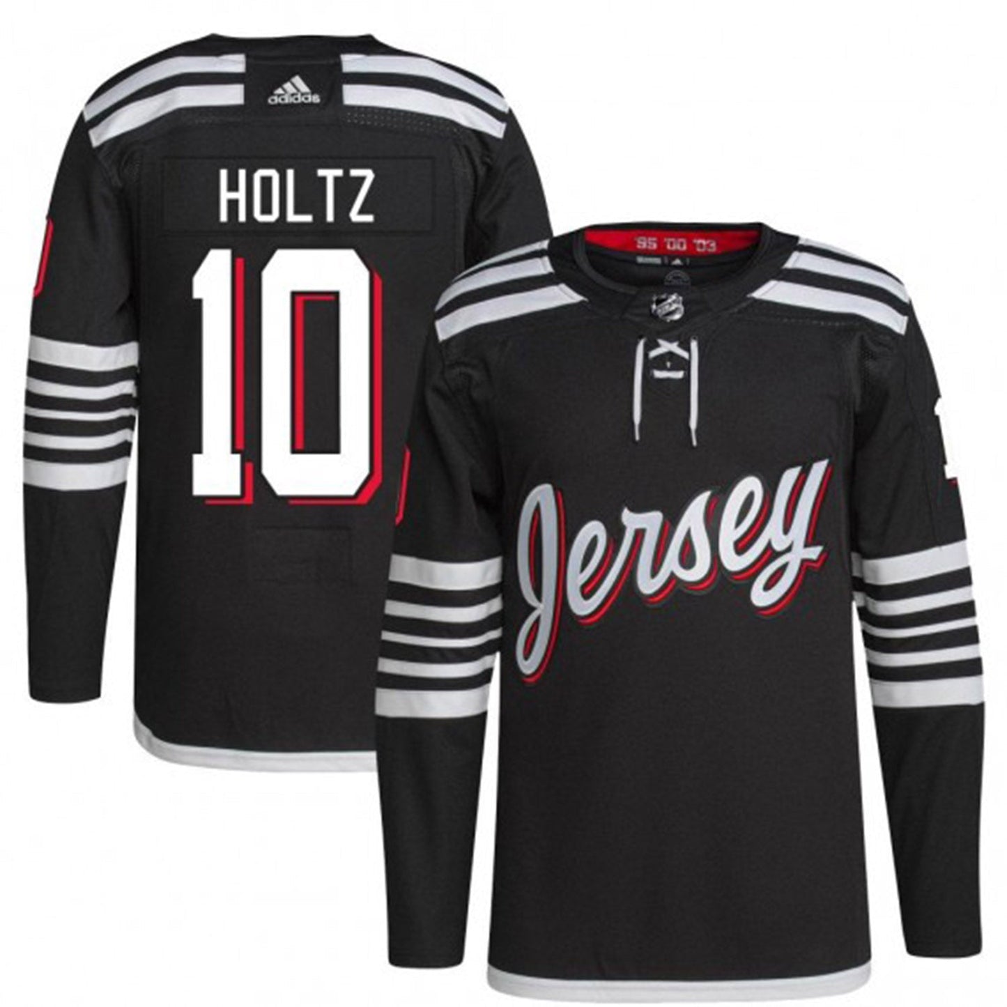 Hockey Alexander Holtz New Jersey Devils 10 Jersey