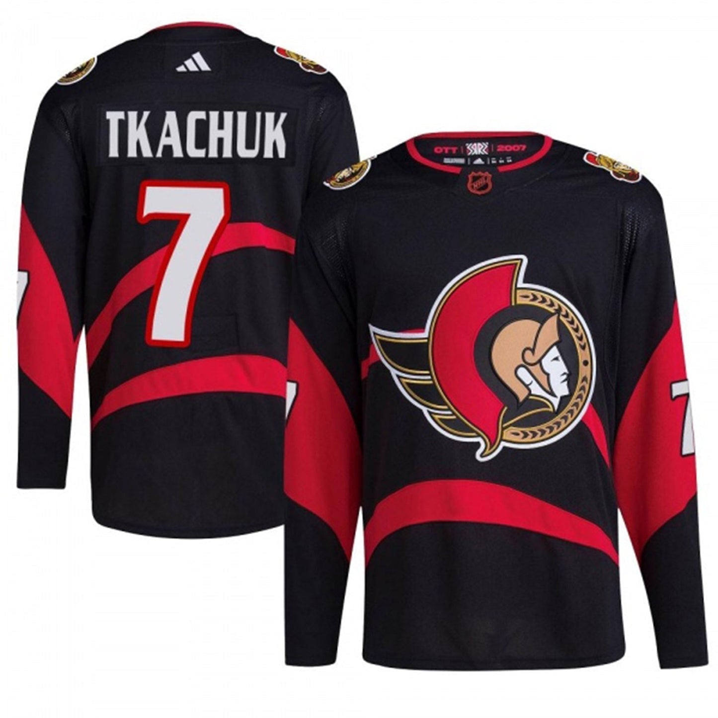 Hockey Brady Tkachuk Ottawa Senators 7 Jersey