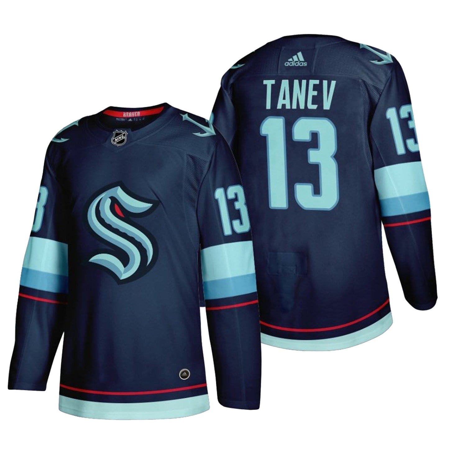 Hockey Brandon Taney Seattle Kraken 13 Jersey