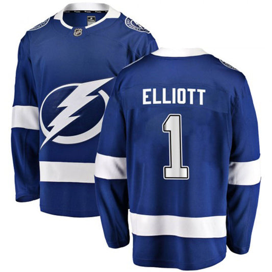 Hockey Brian Elliott Tampa Bay Lightning 1 Jersey
