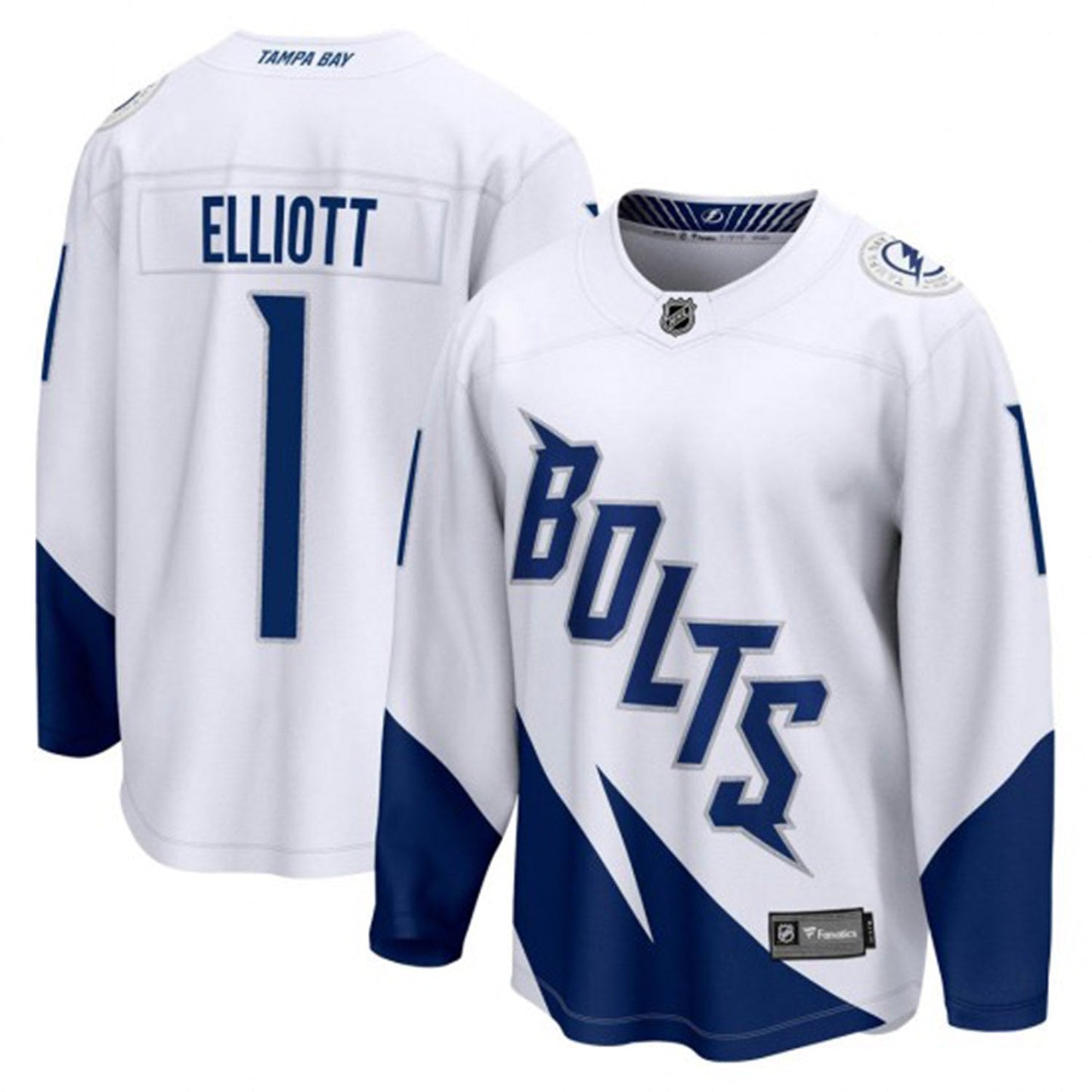 Hockey Brian Elliott Tampa Bay Lightning 1 Jersey