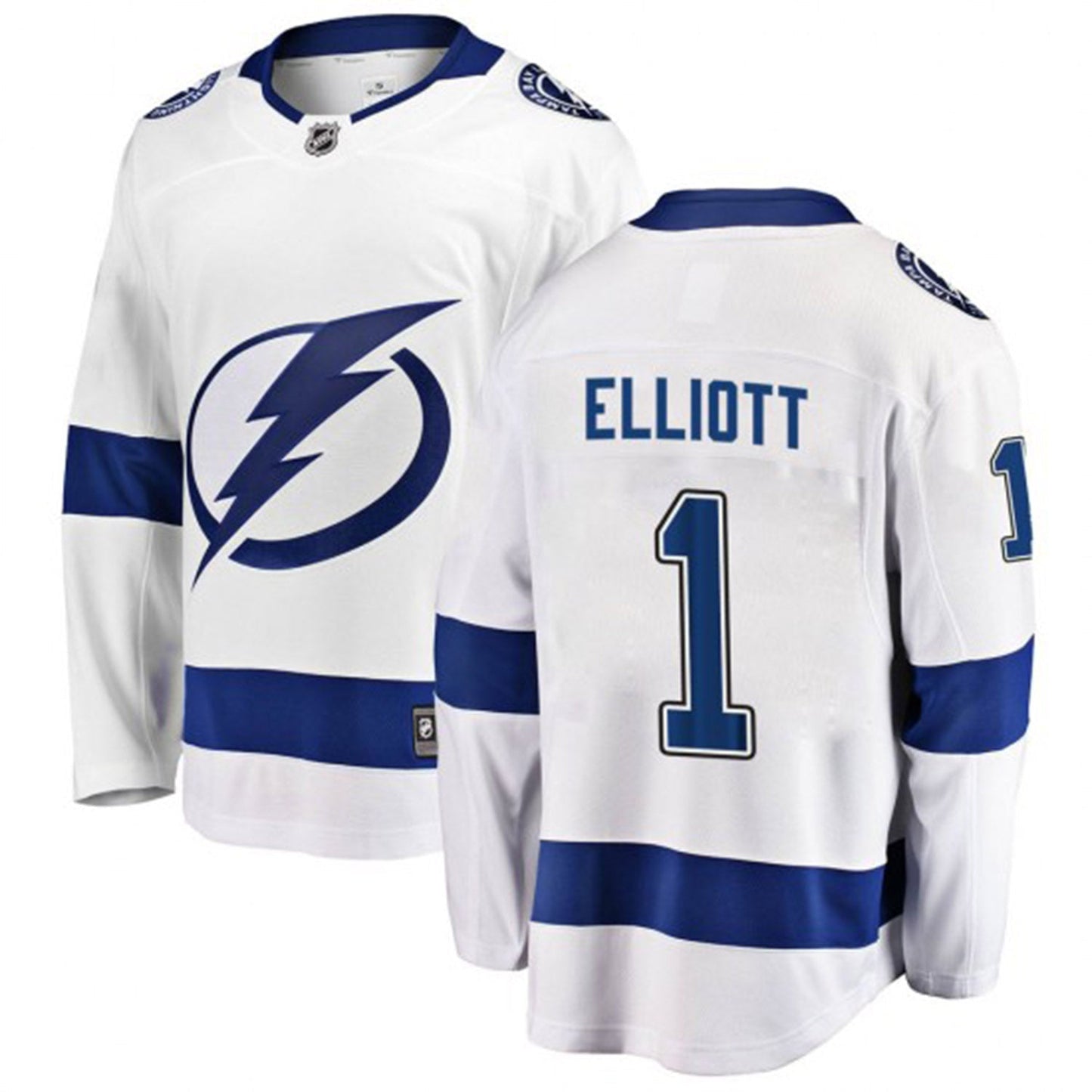 Hockey Brian Elliott Tampa Bay Lightning 1 Jersey
