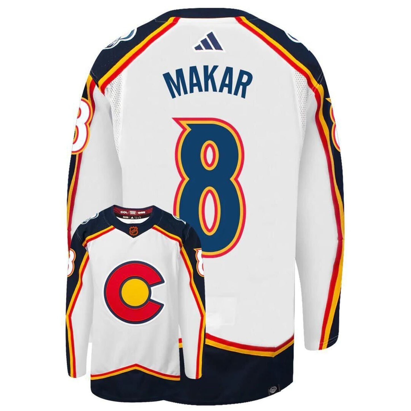 Hockey Cale Makar Colorado Avalanche 8 Jersey
