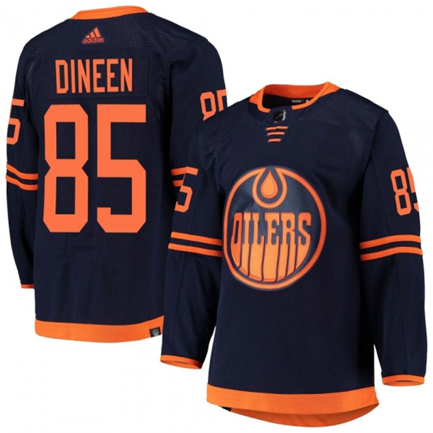 Hockey Cam Dineen Edmonton Oilers 85 Jersey