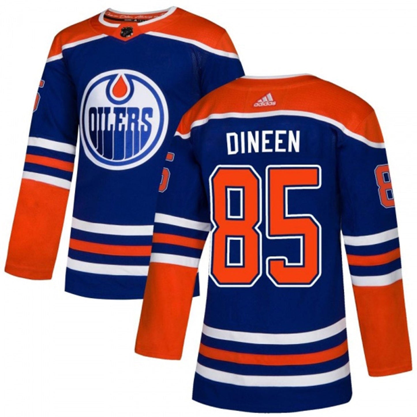Hockey Cam Dineen Edmonton Oilers 85 Jersey