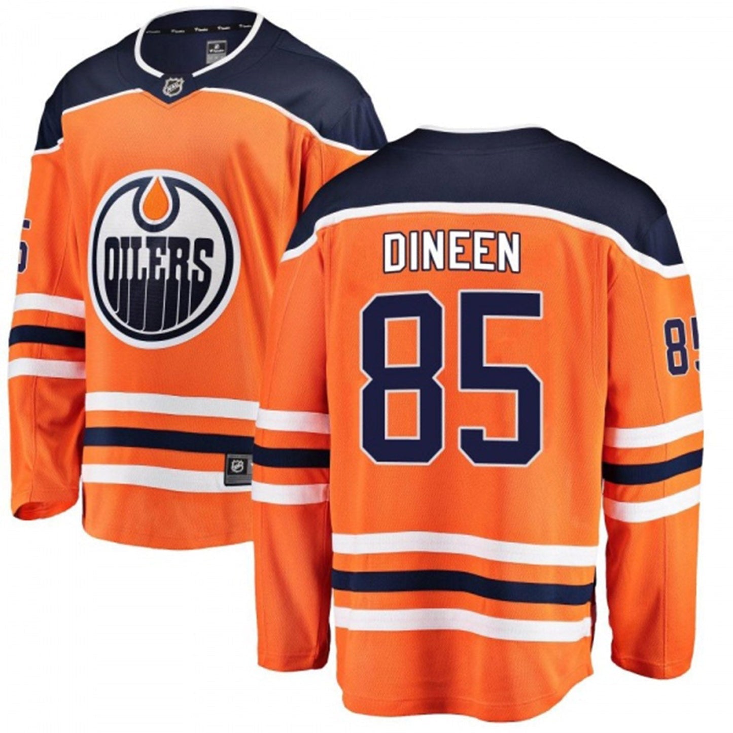 Hockey Cam Dineen Edmonton Oilers 85 Jersey