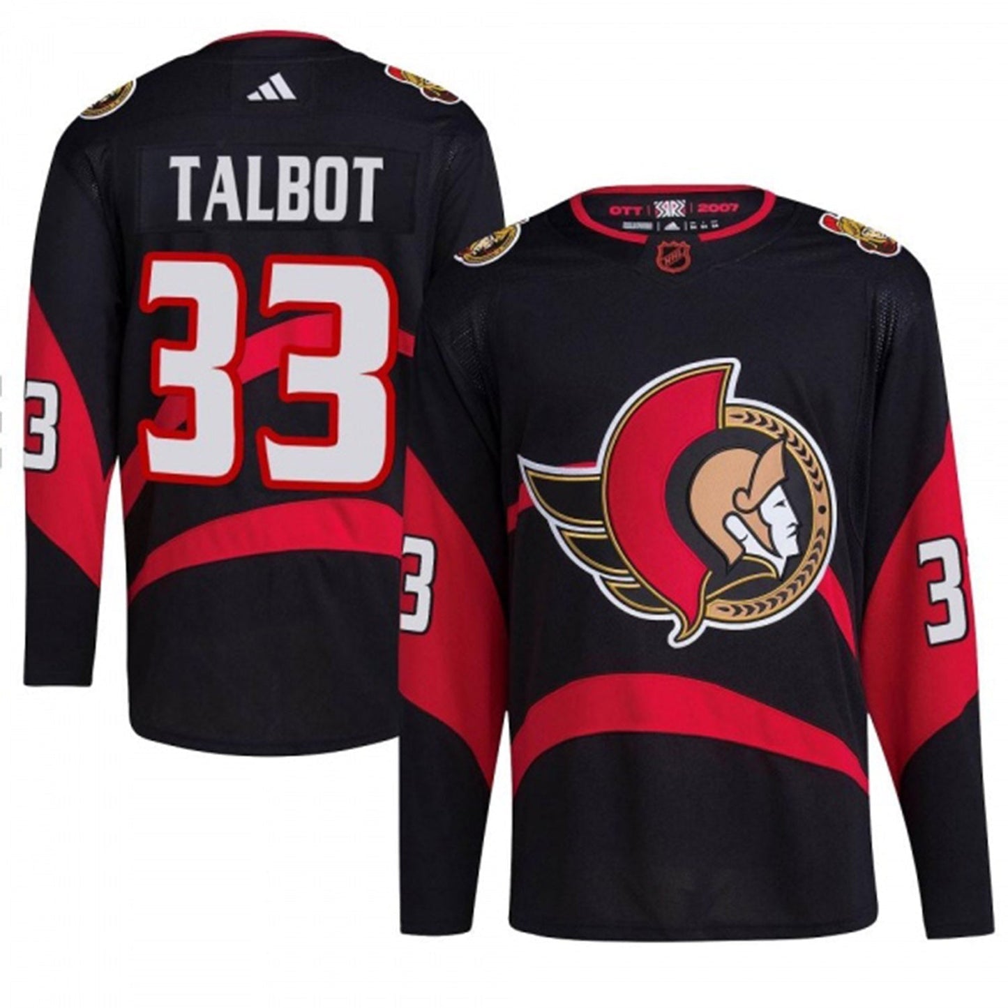 Hockey Cam Talbot Chicago Blackhawks 33 Jersey