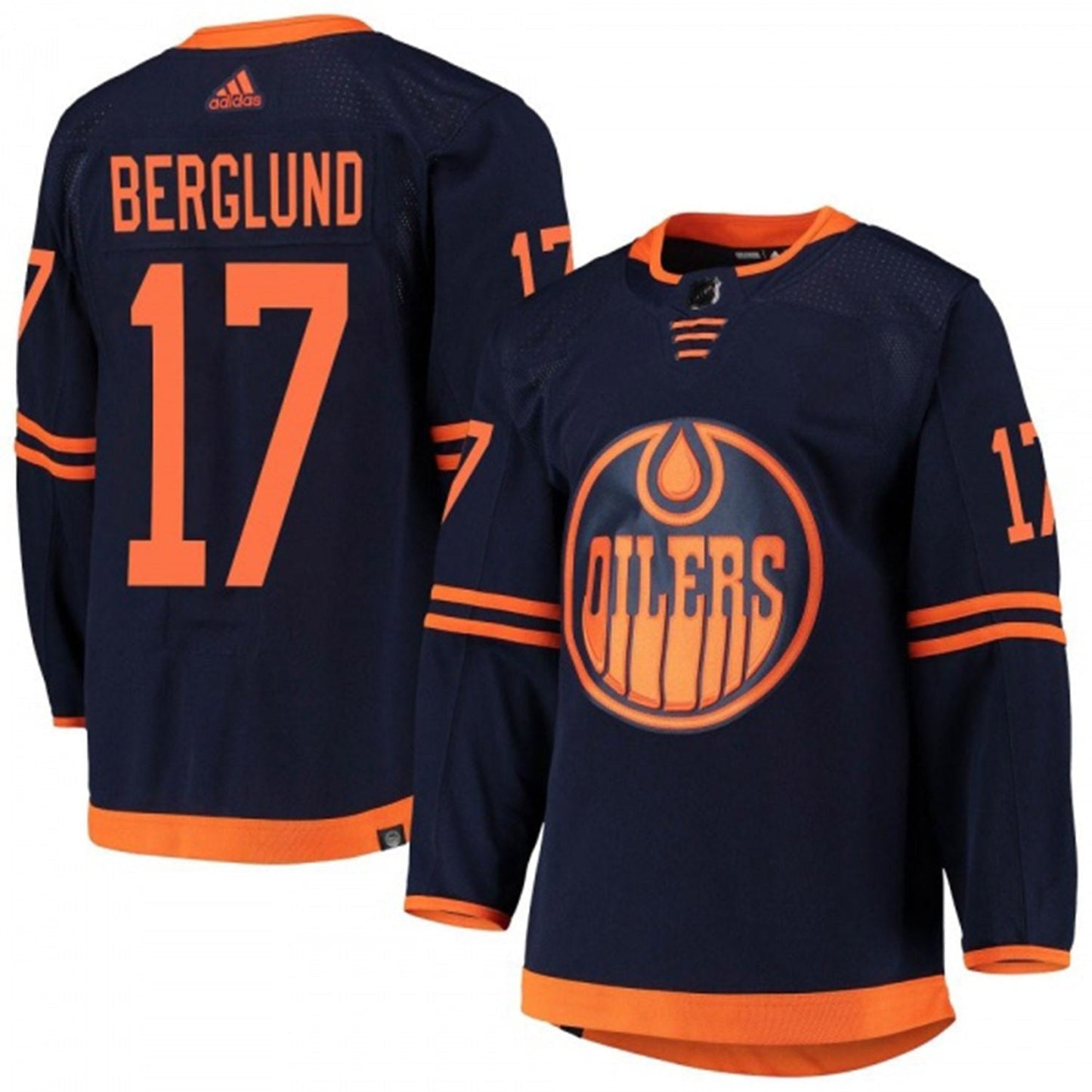 Hockey Carl Berglund Edmonton Oilers 17 Jersey