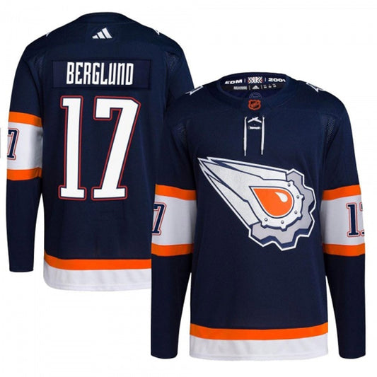 Hockey Carl Berglund Edmonton Oilers 17 Jersey