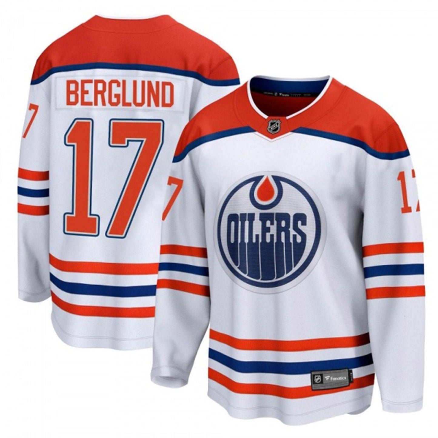 Hockey Carl Berglund Edmonton Oilers 17 Jersey