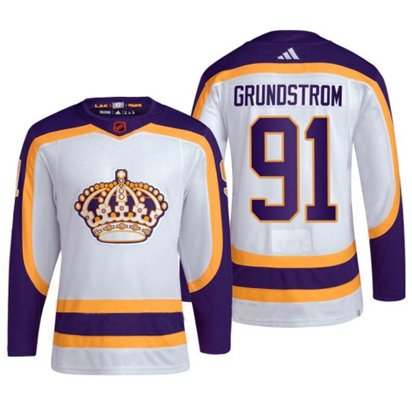 Hockey Carl Grundstrom La Kings 91 Jersey