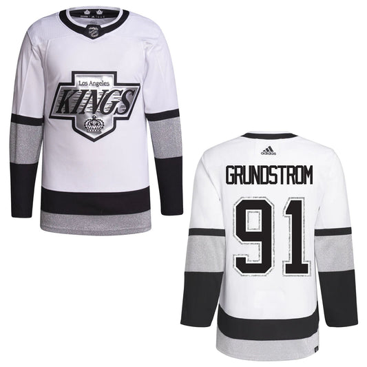 Hockey Carl Grundstrom La Kings 91 Jersey