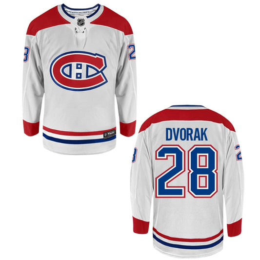 Hockey Christian Dvorak Montreal Canadiens 28 Jersey
