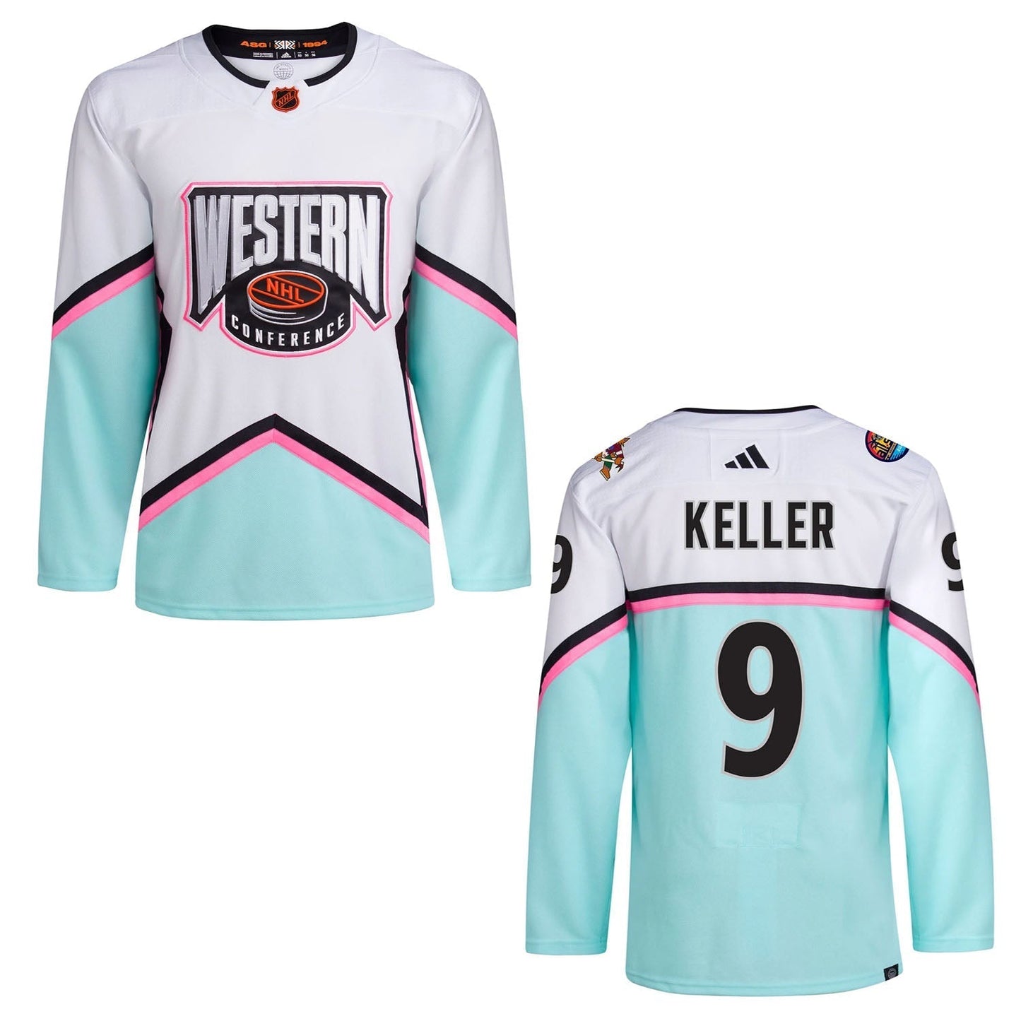Hockey Clayton Keller Western All Star 9 Jersey